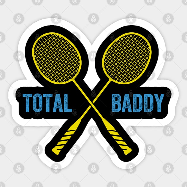 Total Baddy - Dark Sticker by SLAM Designs